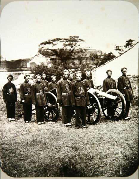 Chinese soldiers, c.1875 by William Saunders