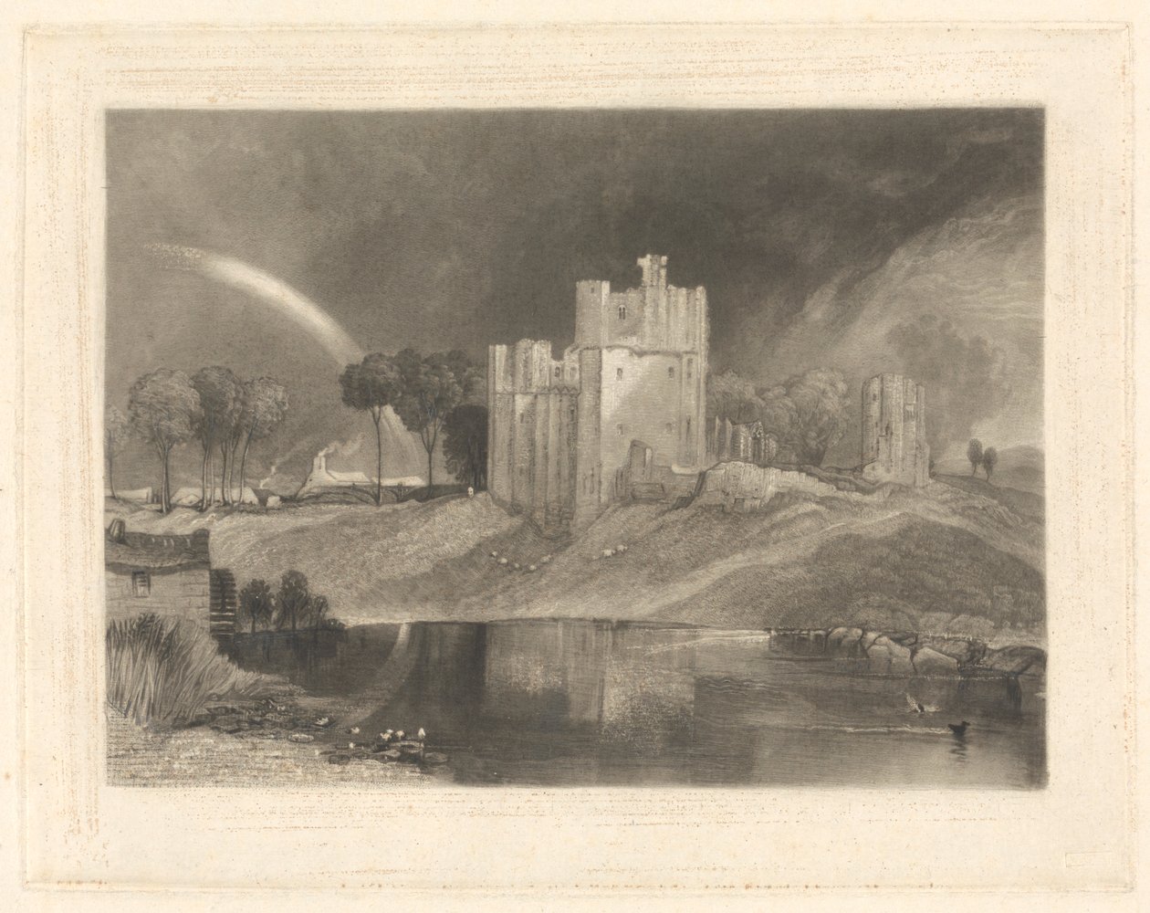 Brougham Castle, near the Junction of the Rivers Eamont and Lowther by William Say