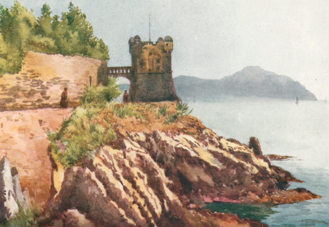 The Promenade, Nervi by William Scott