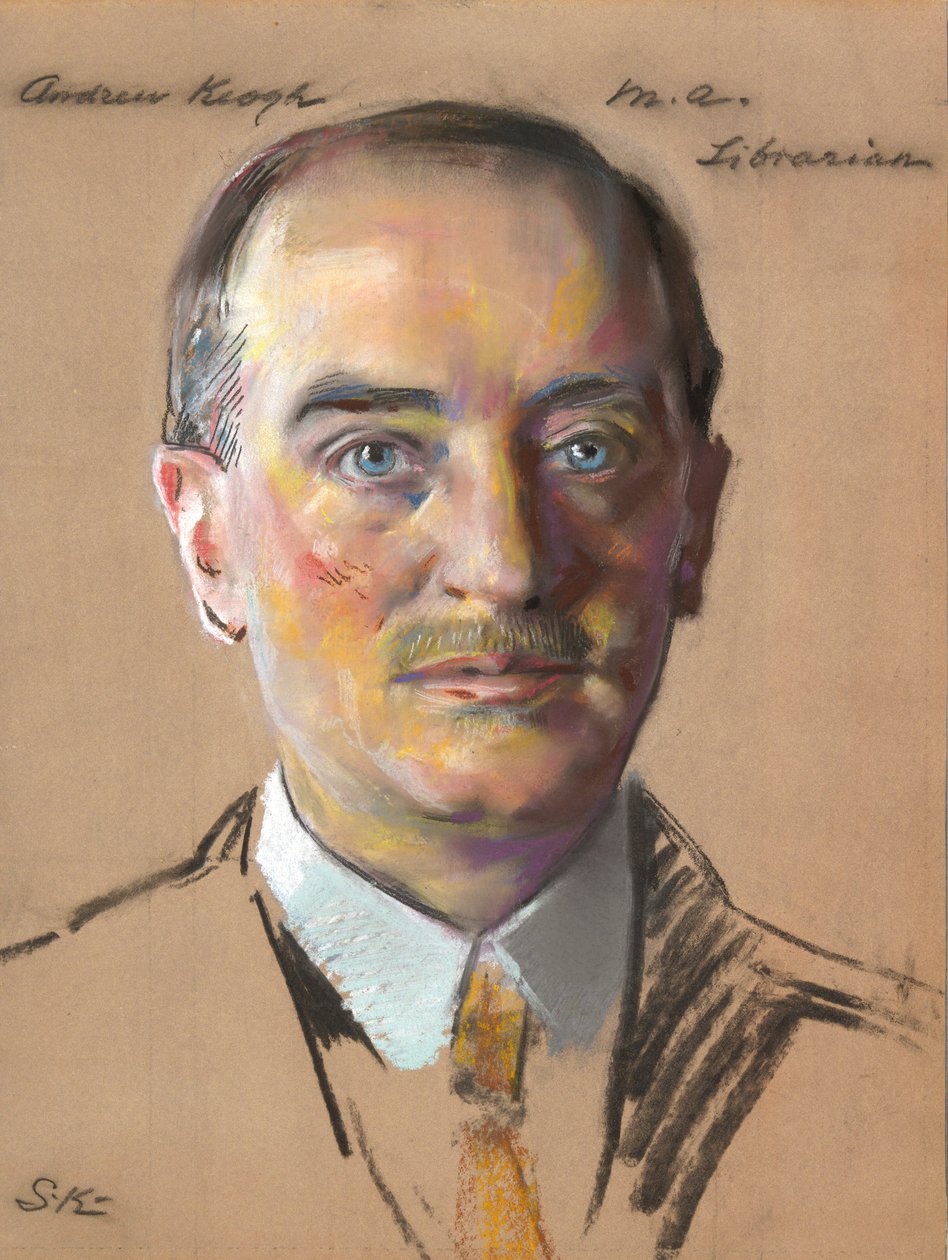 Andrew Keogh, M.A. 1904, Librarian 1916- by William Sergeant Kendall