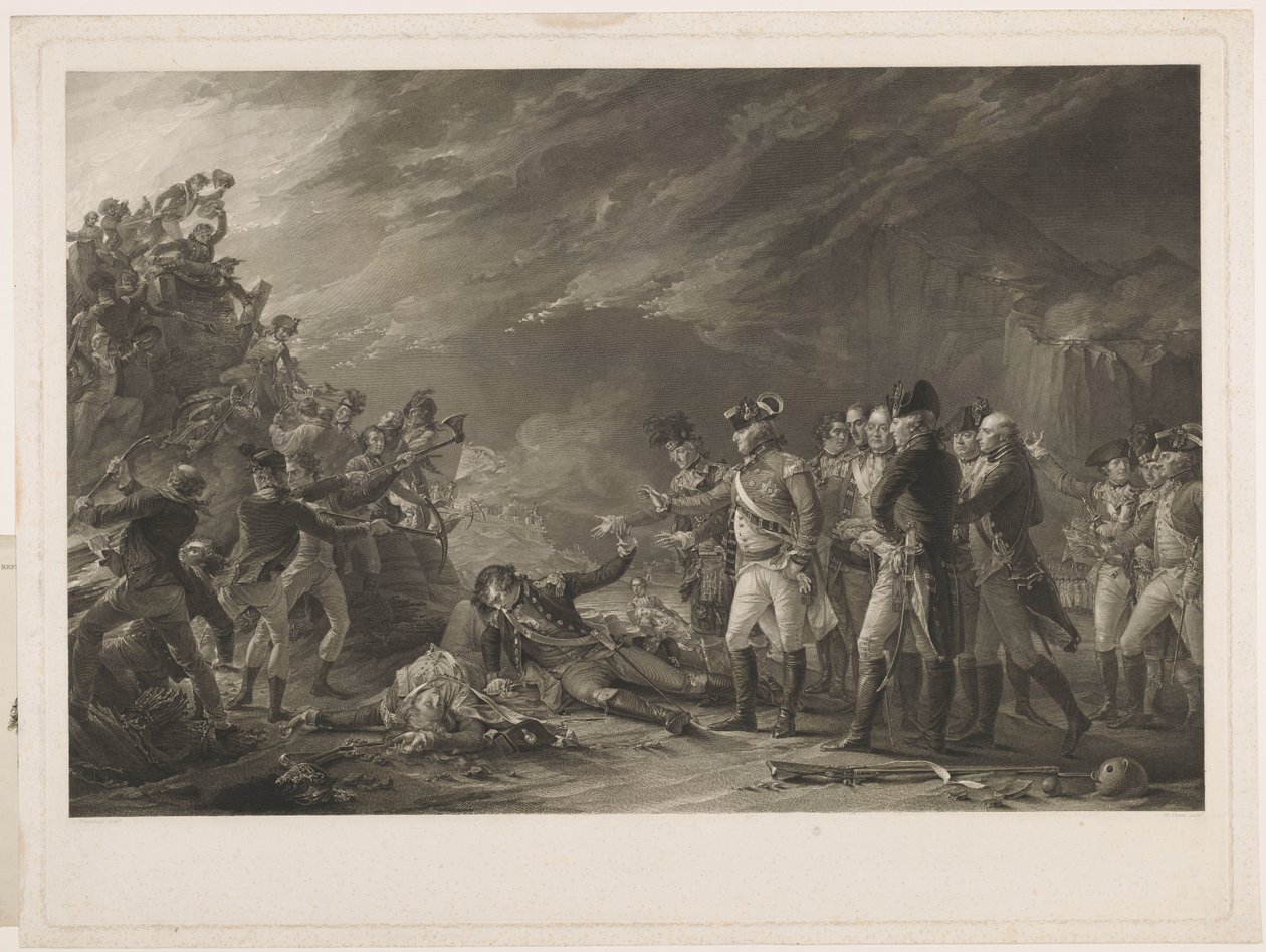The Sortie, Made by the Garrison of Gibraltar in the Morning of the 27th of November 1781 by William Sharp