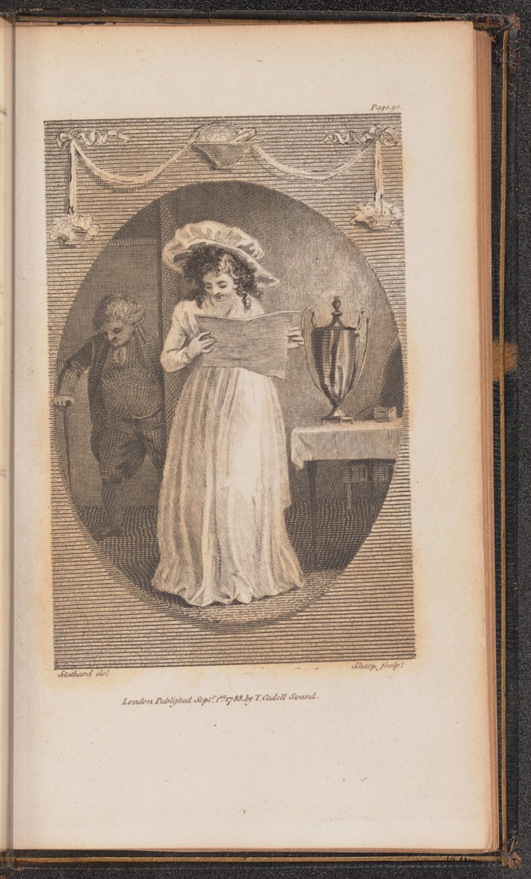 Illustration for Canto IV by William Sharp after Thomas Stothard