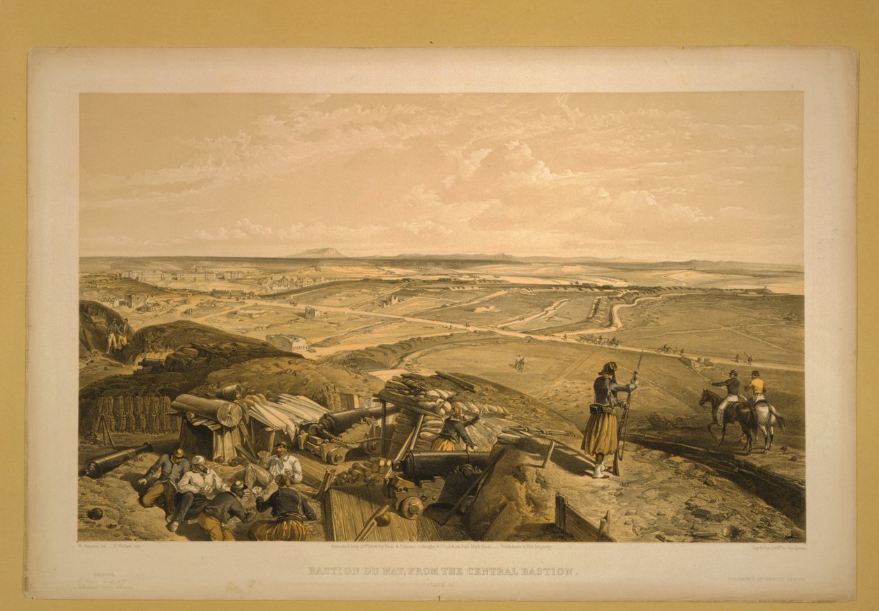 The Bastion du Mat, Sevastopol by William Crimea Simpson