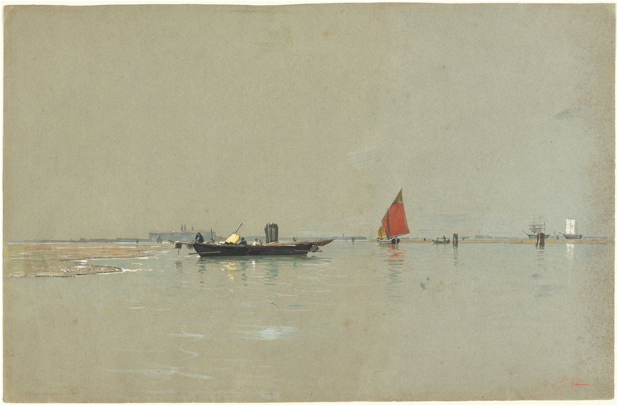 A Venetian Lagoon by William Stanley Haseltine