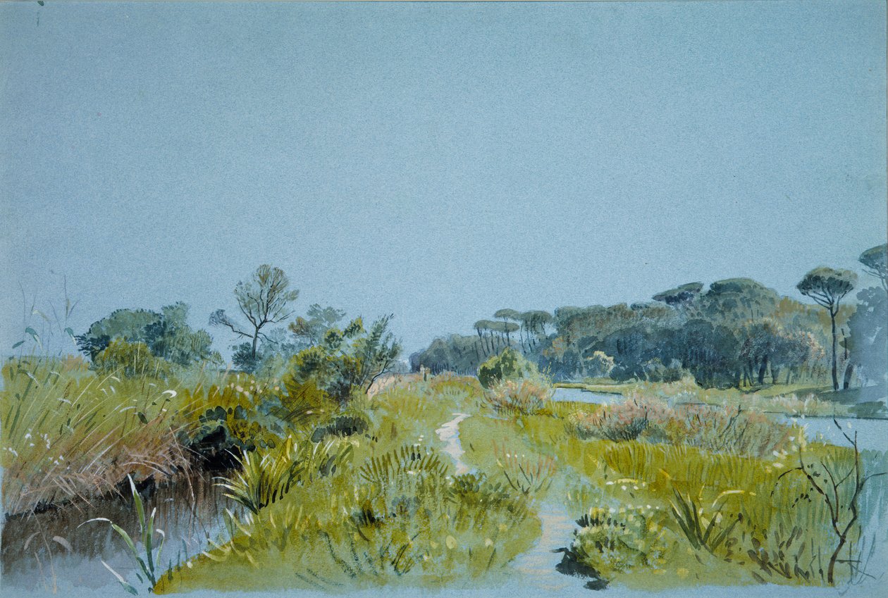 Castel Fusano Near Rome by William Stanley Haseltine