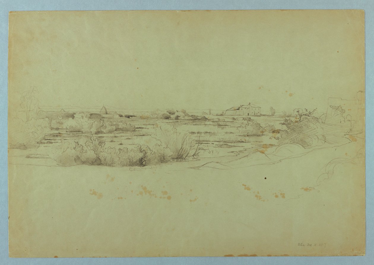 Study of Landscape, Ostia, Italy by William Stanley Haseltine