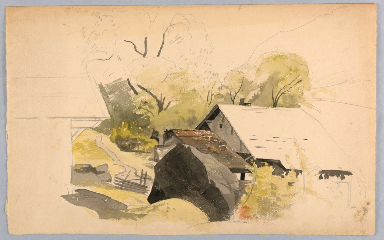Study of Landscape, Switzerland by William Stanley Haseltine
