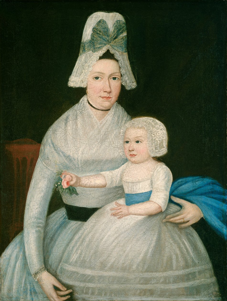 Mother and Child in White by William Stephen Coleman