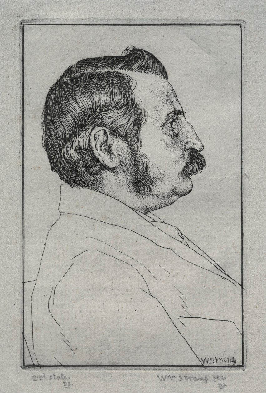 Henry Austin Dobson, No. 2, 1894 by William Strang