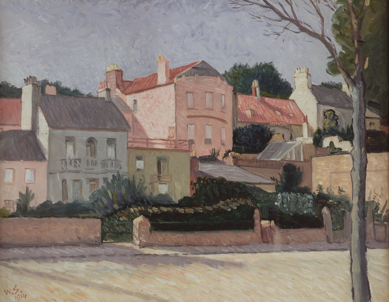 Houses in Hampstead, 1914 by William Strang