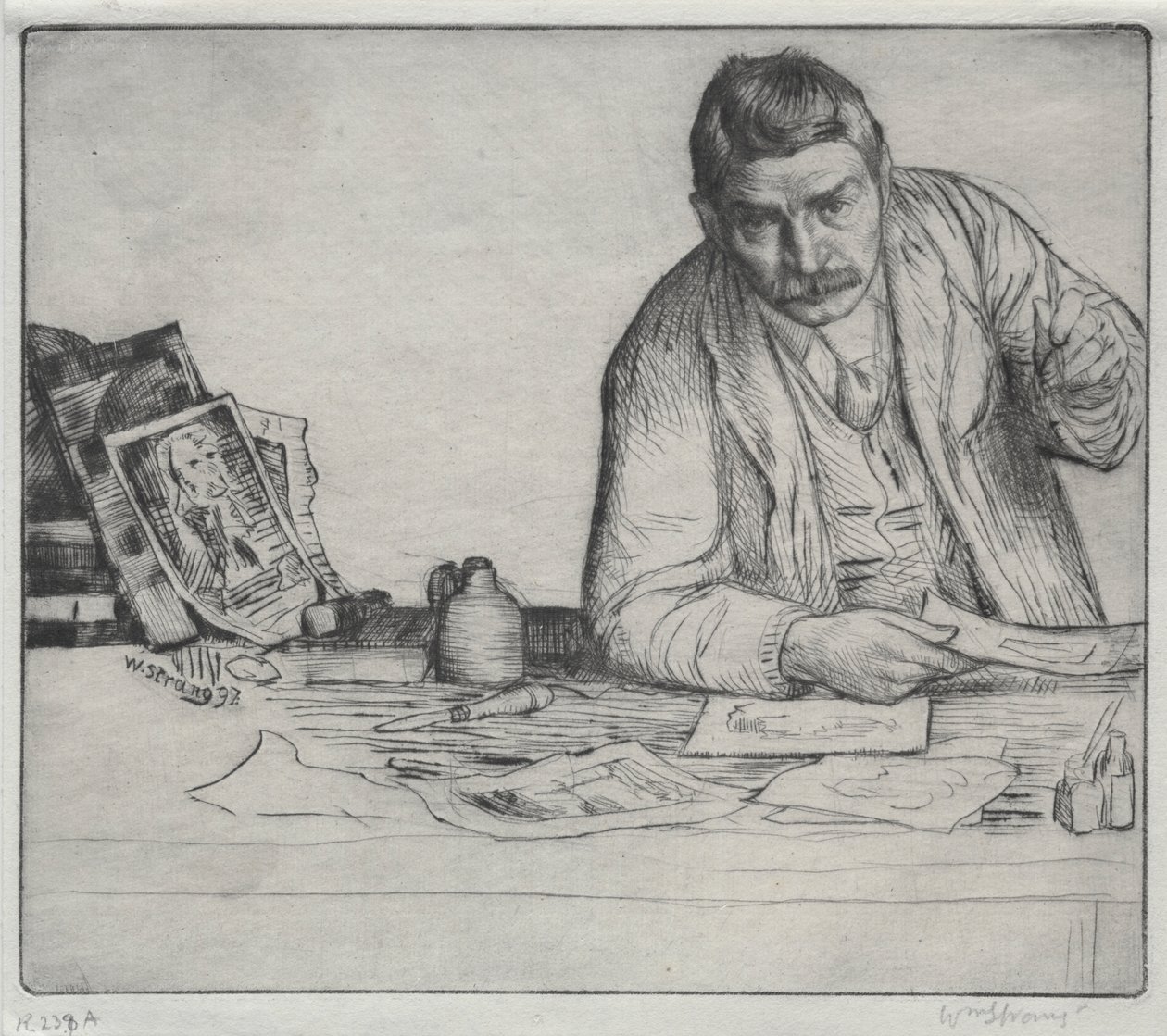 Self-Portrait - "The Etcher" by William Strang