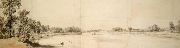 View of the Thames by William Taverner