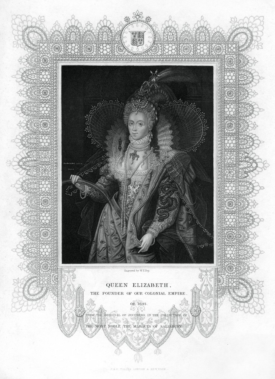 Elizabeth I of England, 19th Century by William Thomas Fry