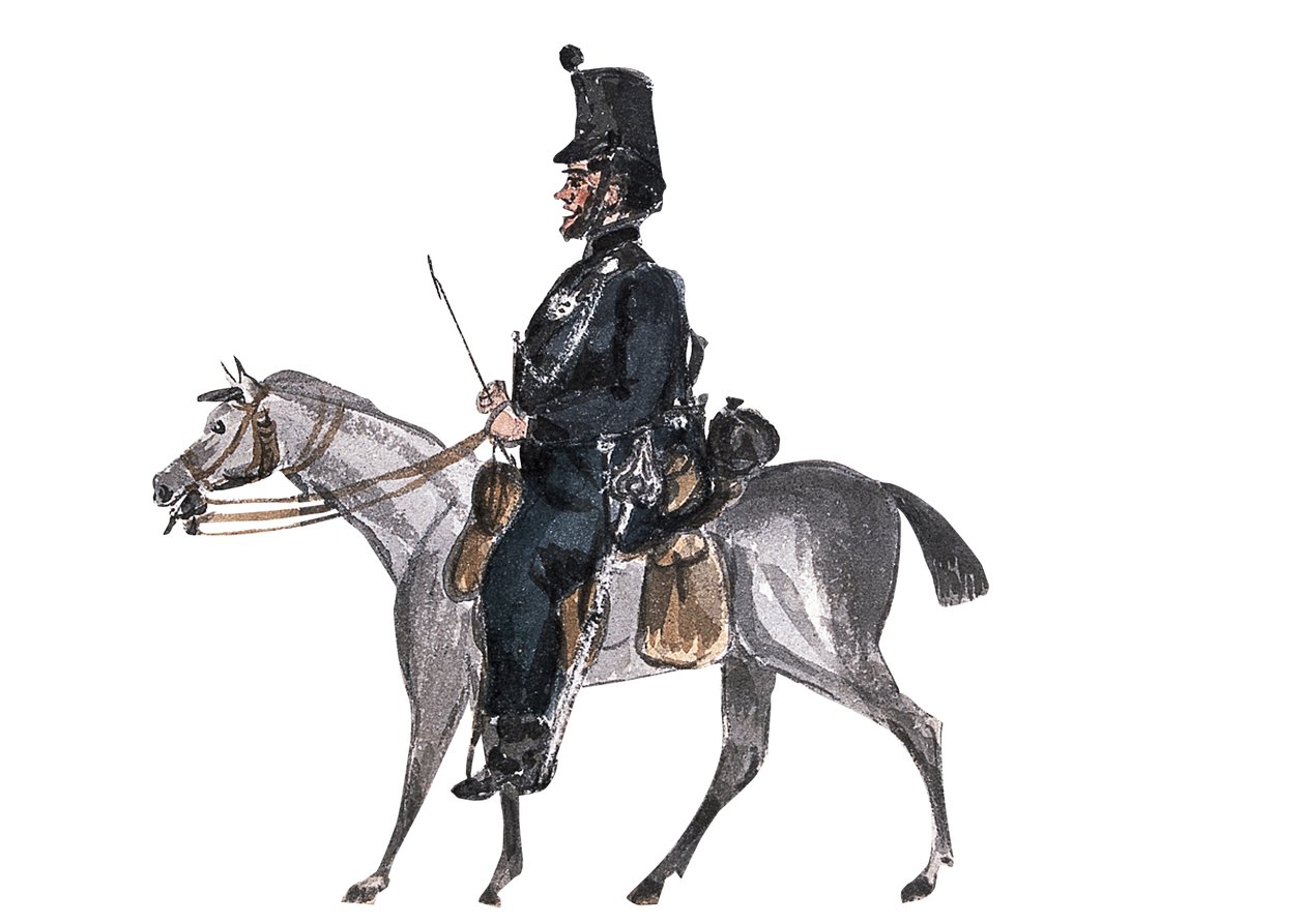 Dr S of the Rifle Brigade, on the Line of March by William Thomas Markham