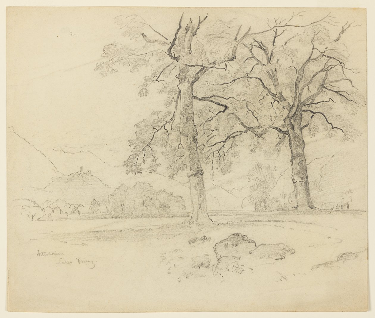 Landscape, Lake Brienz, Interlaken, Switzerland by William Trost Richards