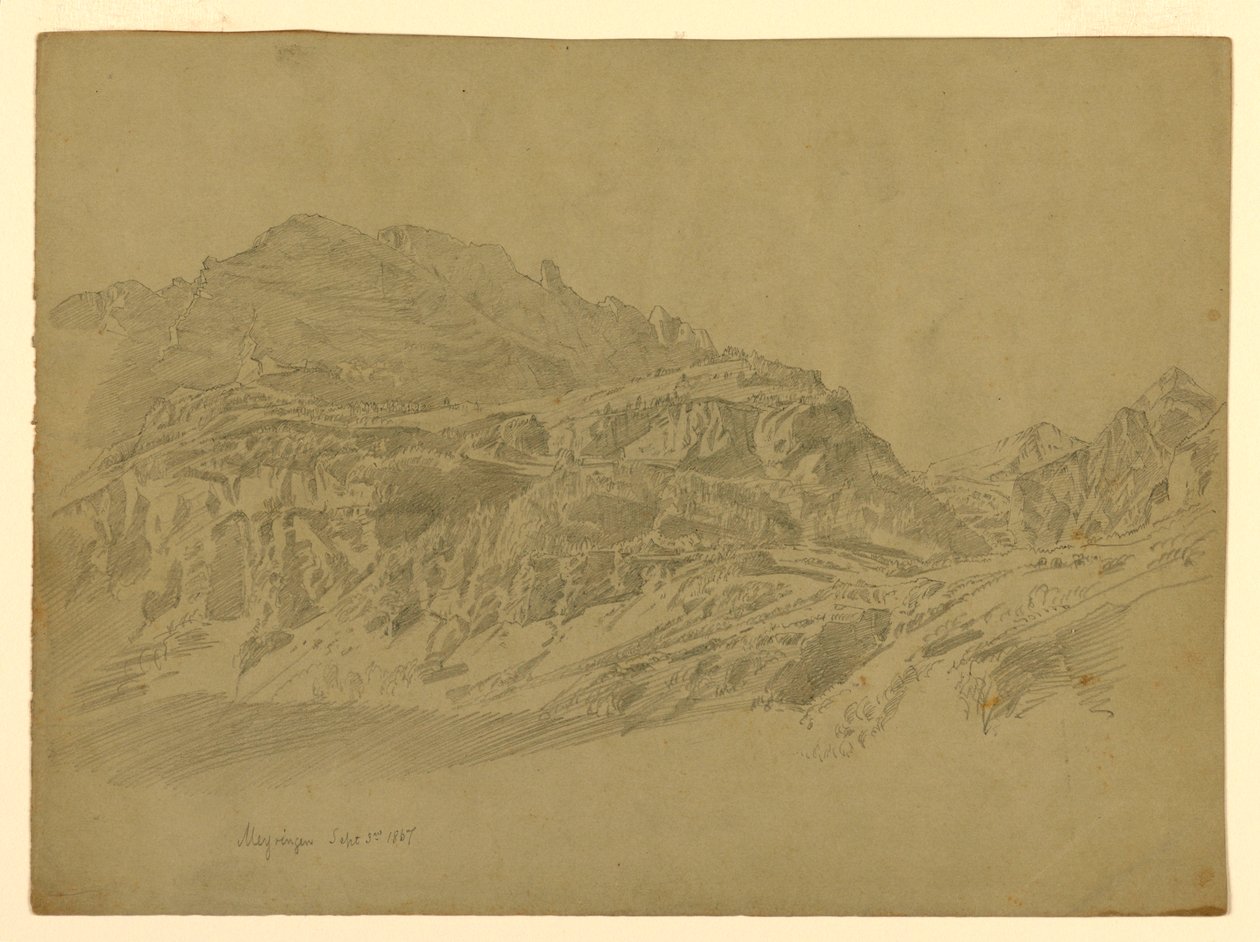 Landscape, Meiringen, Switzerland by William Trost Richards