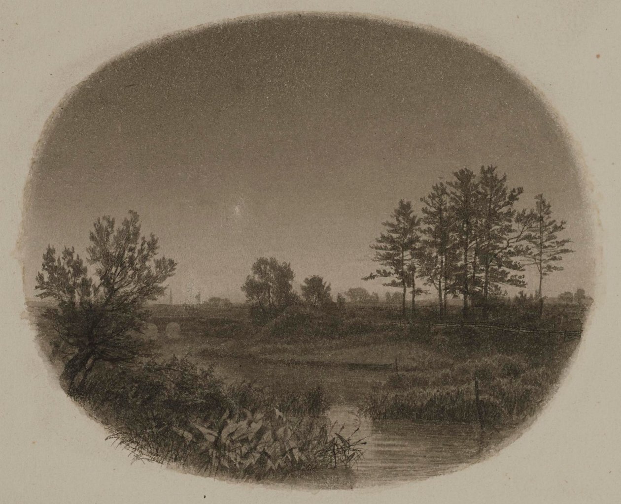 River Landscape with Evening Star by William Trost Richards