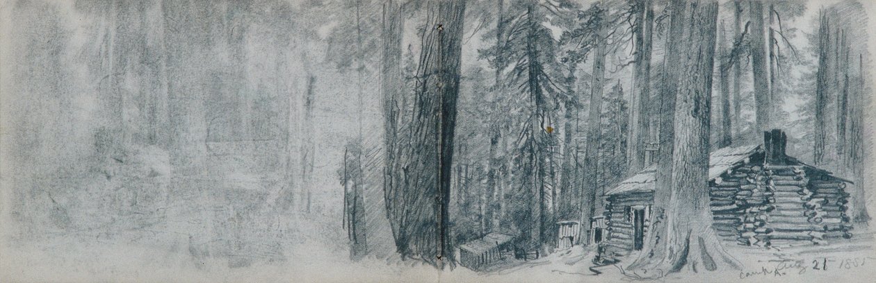 Sketchbook of Pacific Northwest Landscape Subjects by William Trost Richards