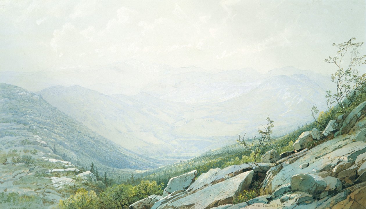 The Mount Washington Range, from Mount Kearsarge by William Trost Richards