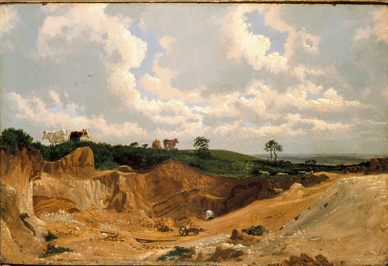 Gravel Pit on Shotover Hill, near Oxford by Joseph Mallord William Turner