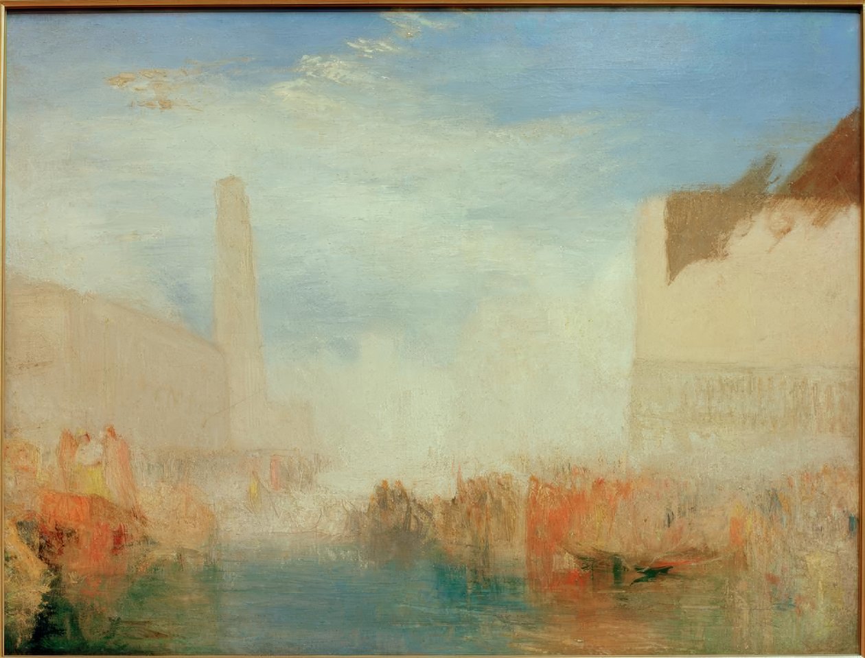 Venice: The Piazetta with the Ceremony of the Doge Marrying by Joseph Mallord William Turner