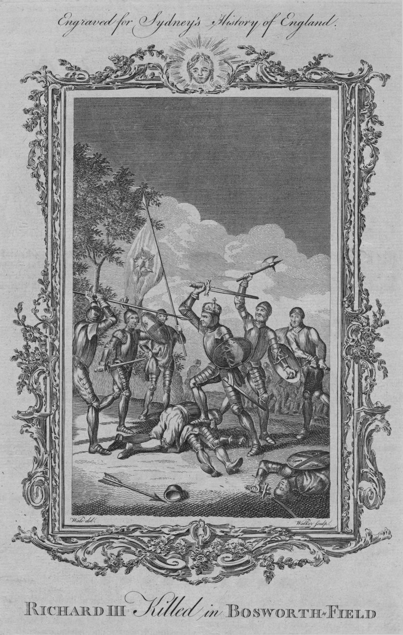Richard III Killed in Bosworth-Field by William Walker