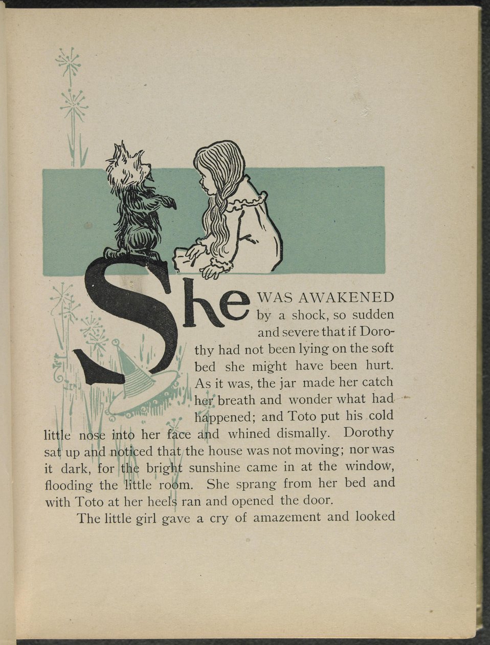 Illustration from "The Wonderful Wizard of Oz" by Lyman Frank Baum by William Wallace Denslow