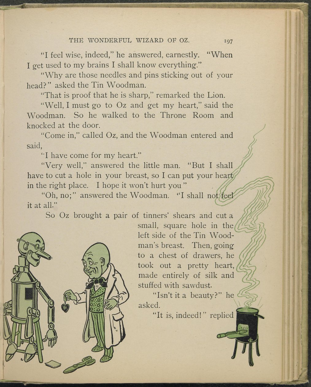 Illustration from "The Wonderful Wizard of Oz" by Lyman Frank Baum by William Wallace Denslow