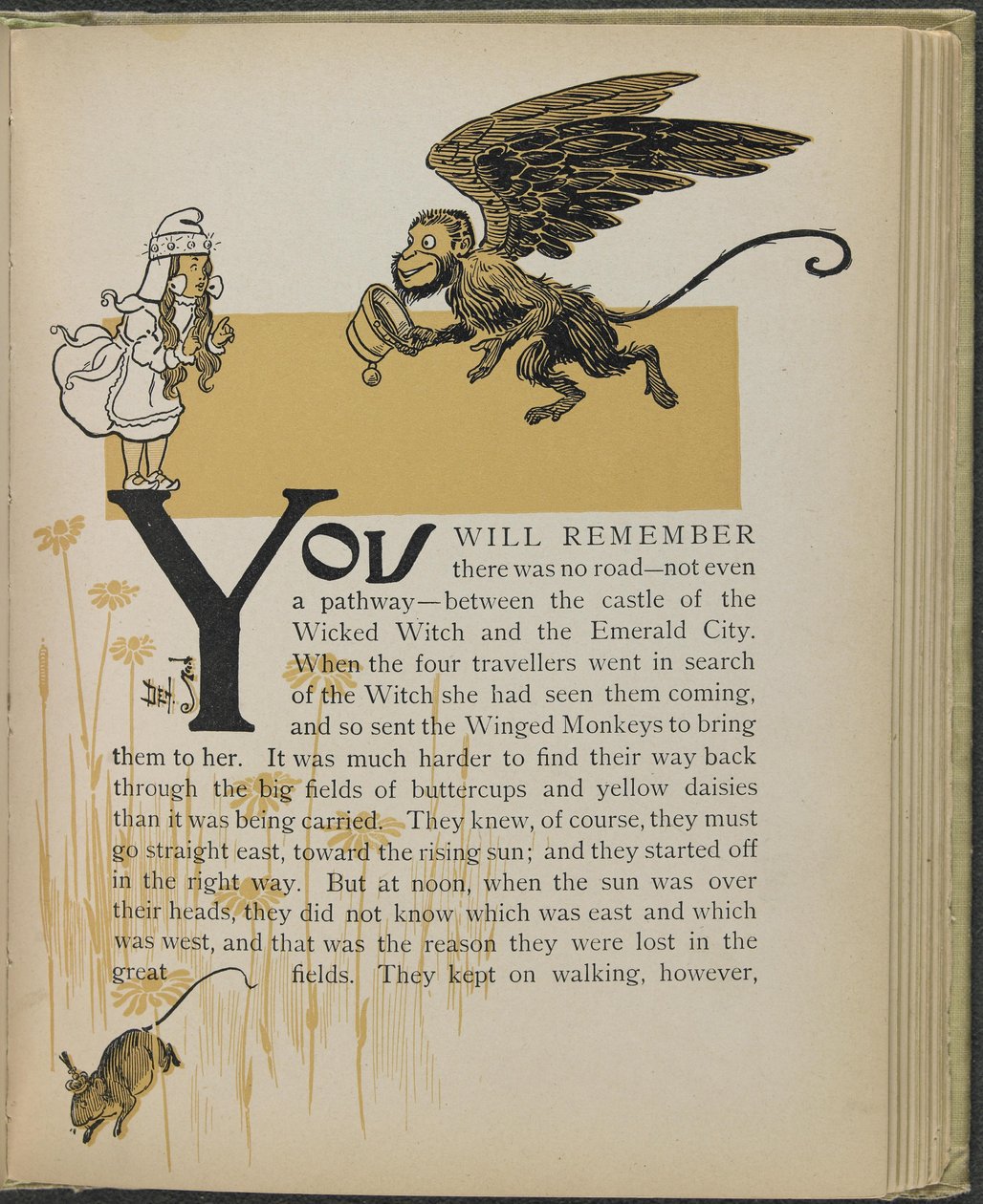 Illustration from "The Wonderful Wizard of Oz" by Lyman Frank Baum by William Wallace Denslow