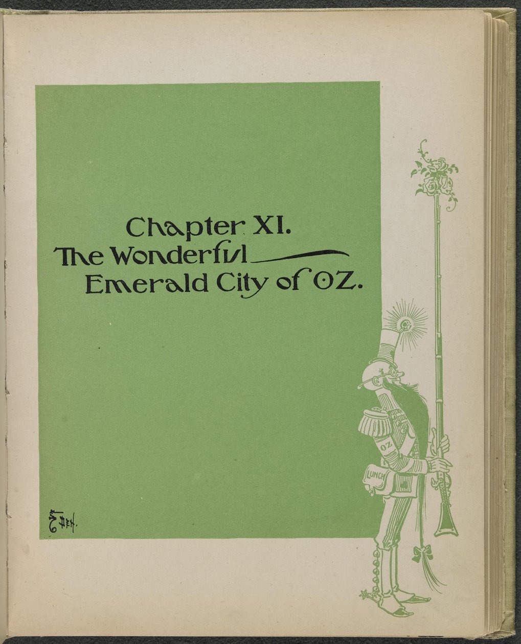 Illustration from "The Wonderful Wizard of Oz" by Lyman Frank Baum by William Wallace Denslow