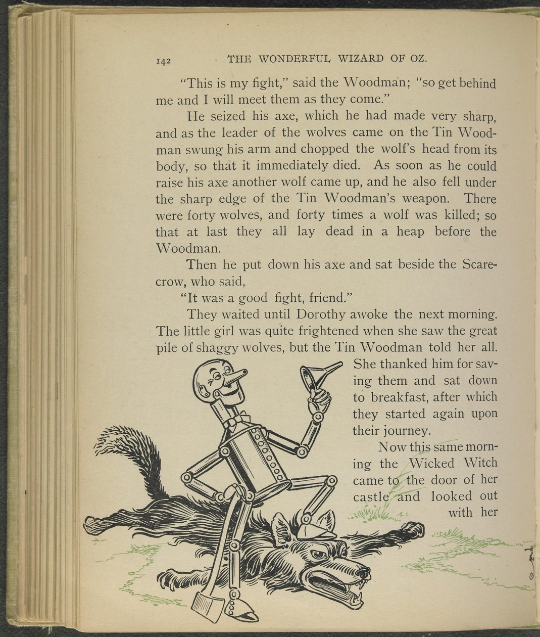 Illustration from "The Wonderful Wizard of Oz" by William Wallace Denslow