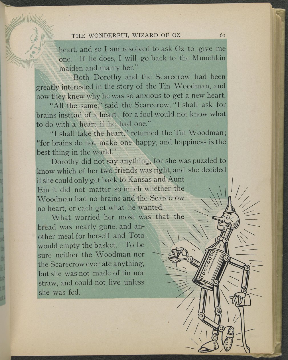Illustration from "The Wonderful Wizard of Oz" by William Wallace Denslow