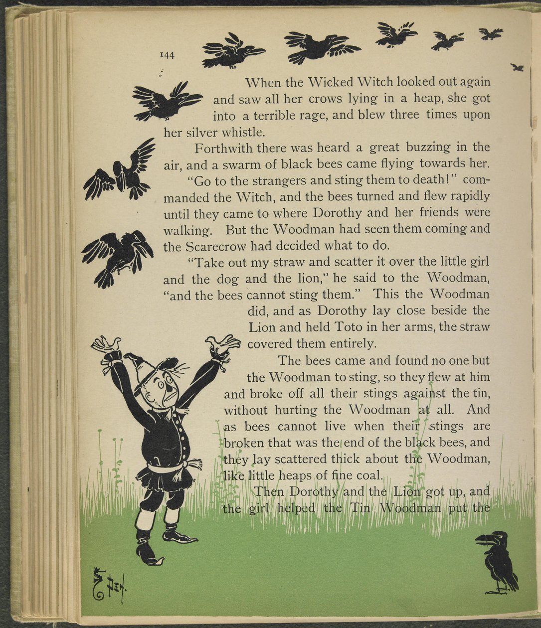 Illustration from "The Wonderful Wizard of Oz" by William Wallace Denslow