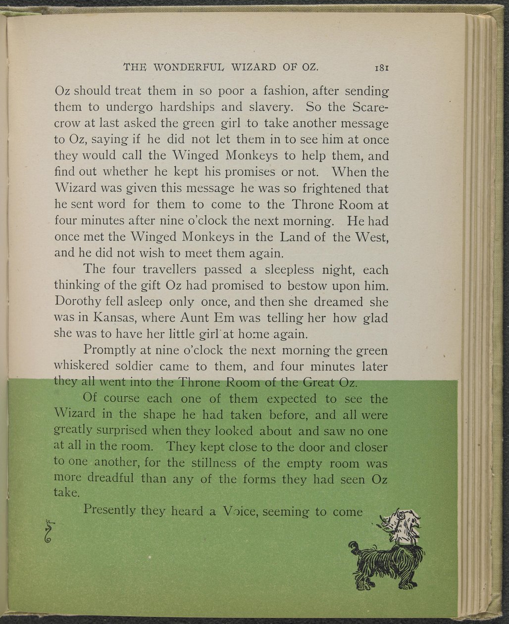 Illustration from "The Wonderful Wizard of Oz" by William Wallace Denslow