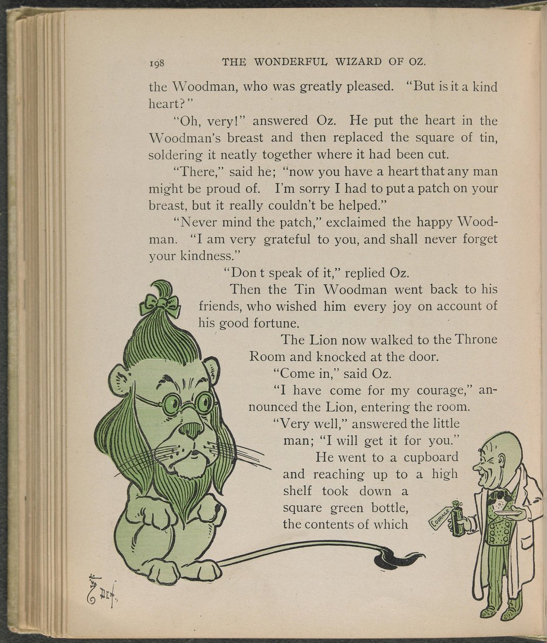 Illustration from "The Wonderful Wizard of Oz" by William Wallace Denslow