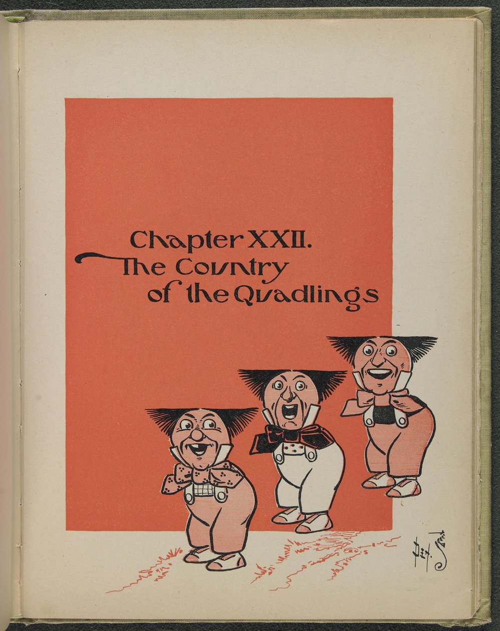 Illustration from "The Wonderful Wizard of Oz" by Lyman Frank Baum by William Wallace Denslow