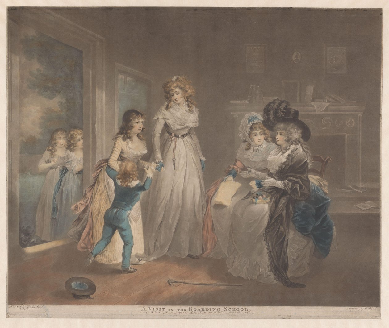 Mother Visiting Her Daughter at Boarding School by William Ward