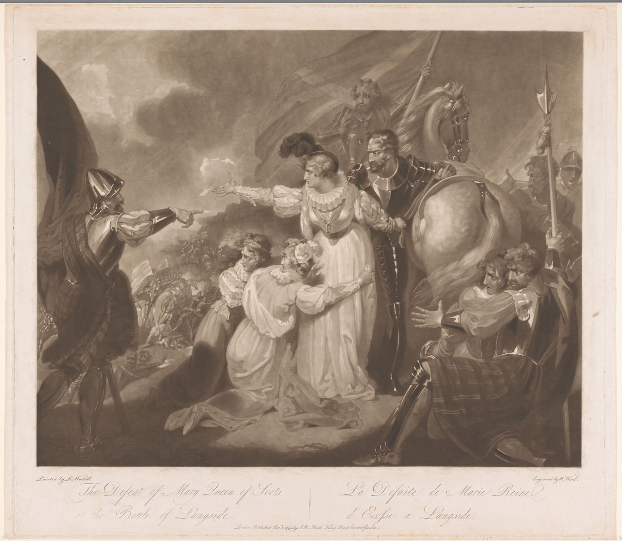 Defeat of Mary, Queen of Scots, at the Battle of Langside by William Ward