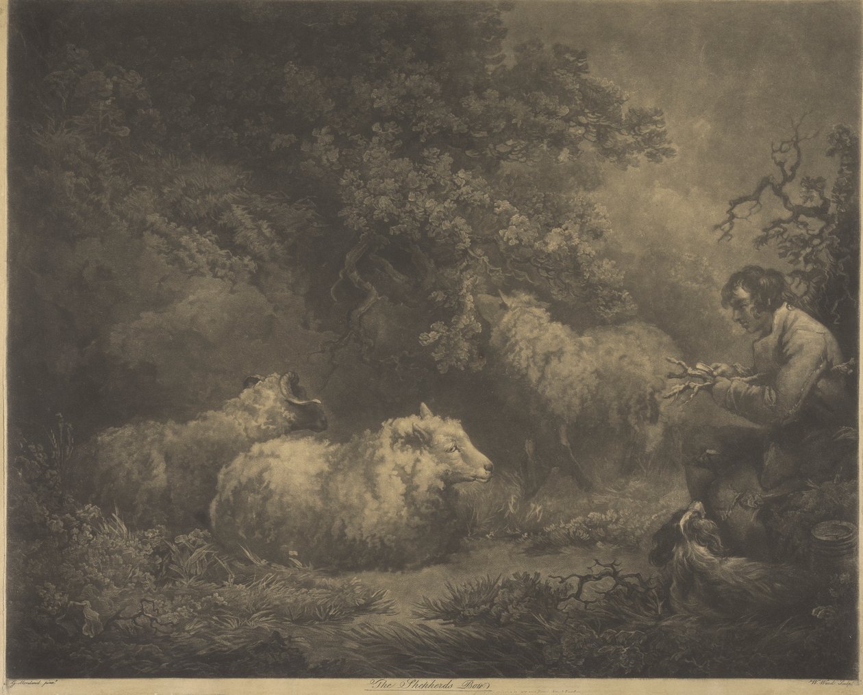 The Shepherd Boy by William Ward