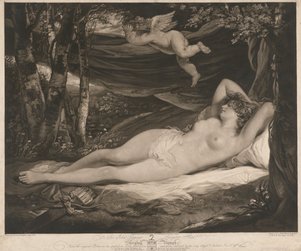 The Sleeping Nymph by William Ward