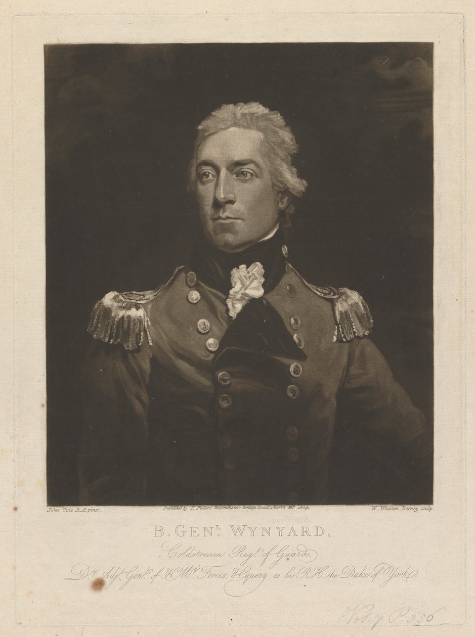 Lieutenant General William Wynyard by William Whiston Barney
