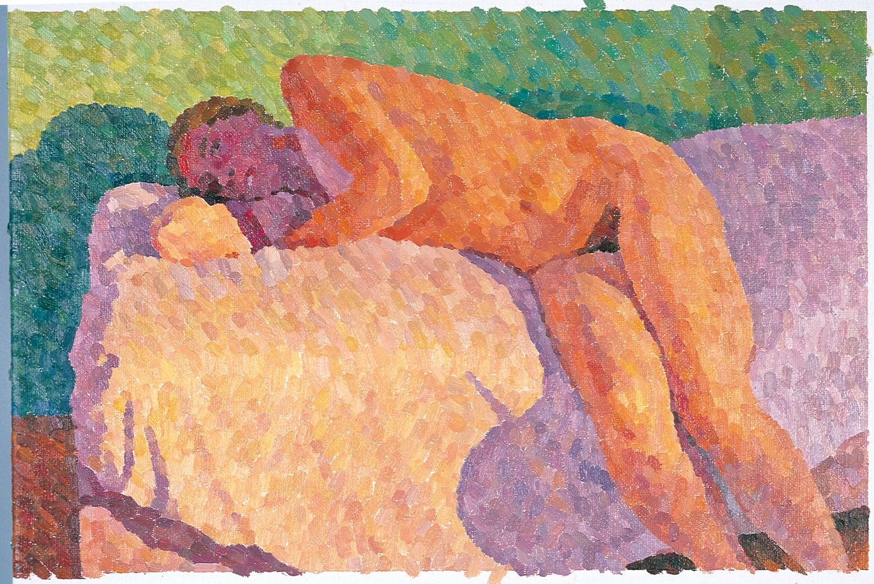 Nude with Face in Shadow by William Wilkins