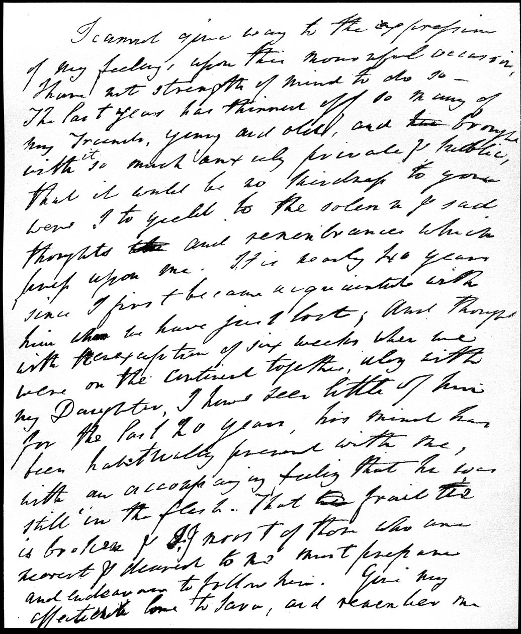 Letter of condolence to Henry Nelson Coleridge on the death of Samuel Taylor Coleridge, 29 July, 1834 by William Wordsworth