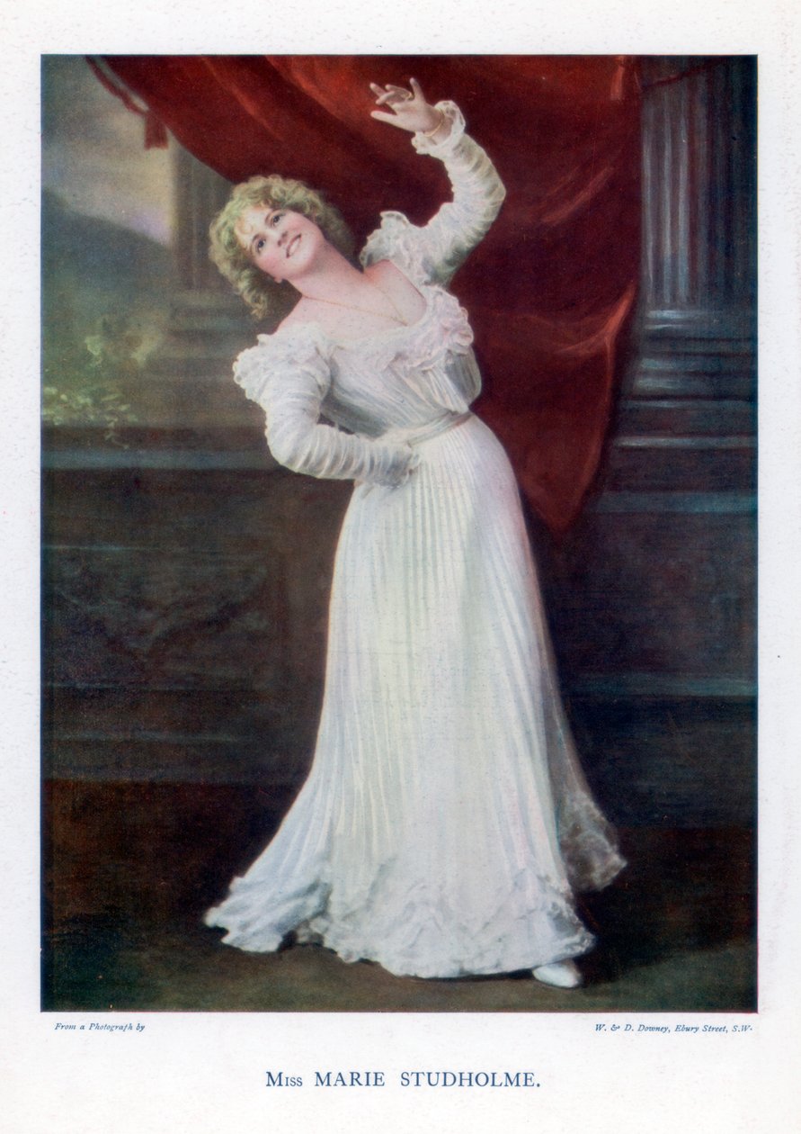 Marie Studholme, English Theatre Actress by William and Daniel Downey