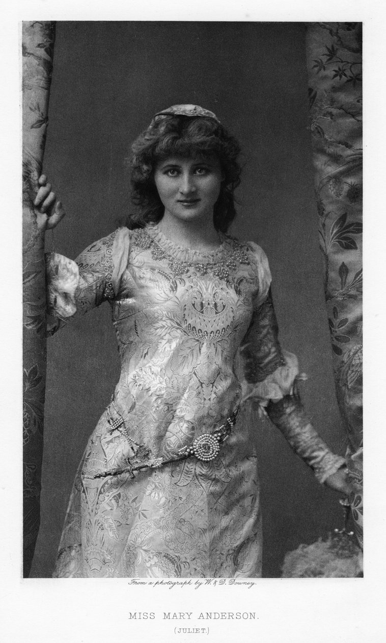 Mary Anderson, American actress by William and Daniel Downey