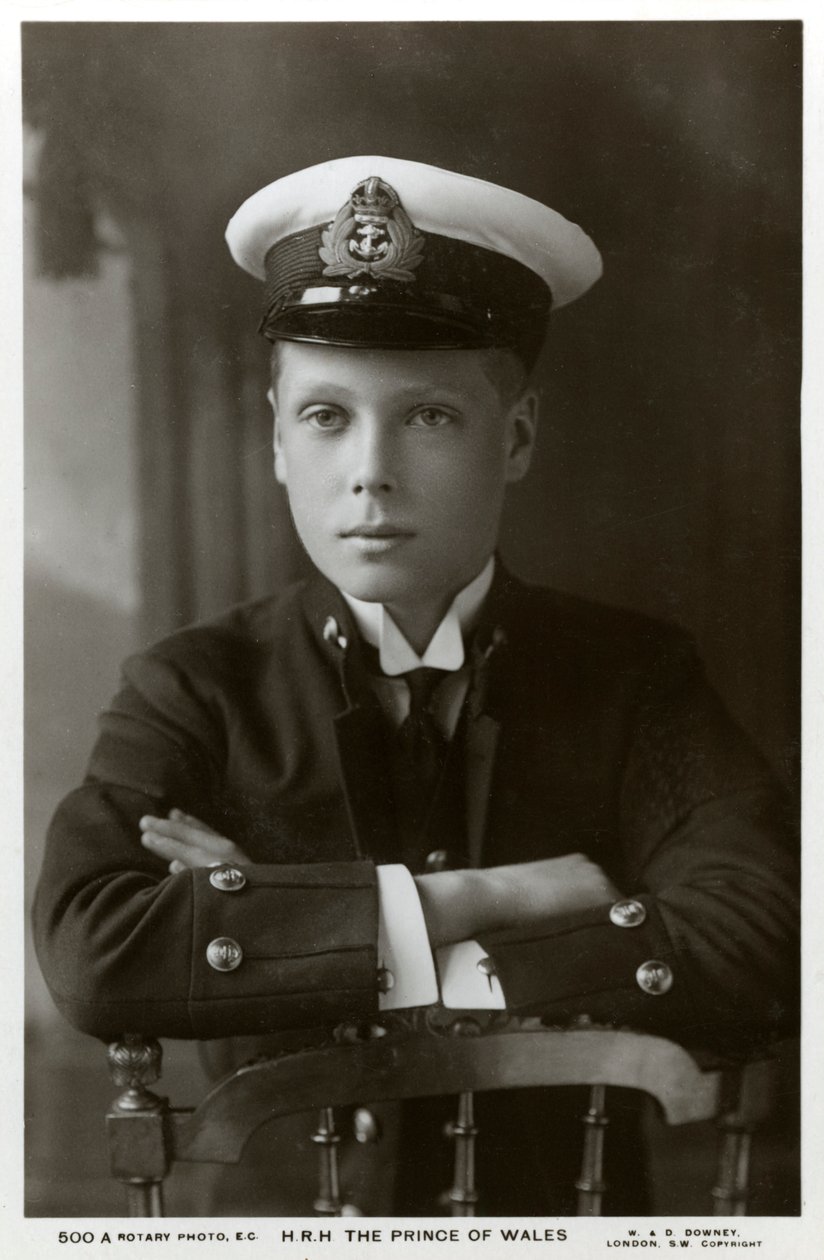 The Prince of Wales in naval uniform by William and Daniel Downey