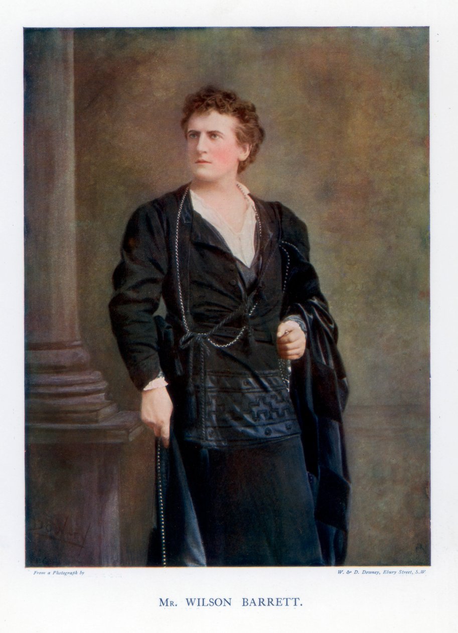 Wilson Barrett, English Actor, Manager, and Playwright by William and Daniel Downey