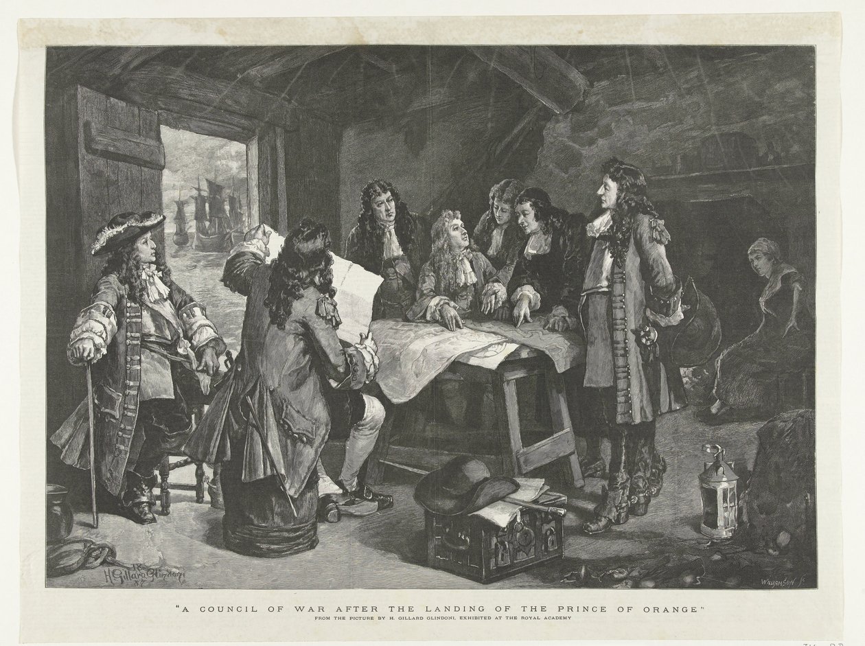William III Holds War Council in a Fisherman