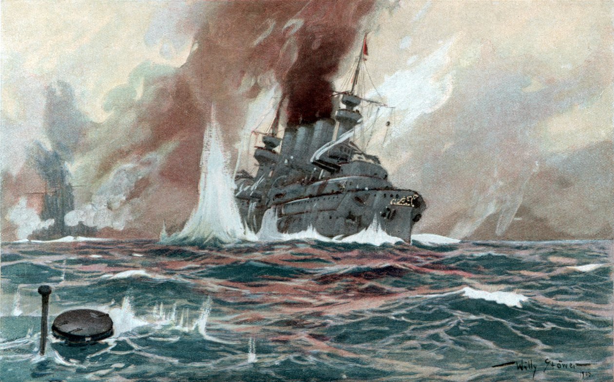 Submarine, c1905 by Willy Stöwer