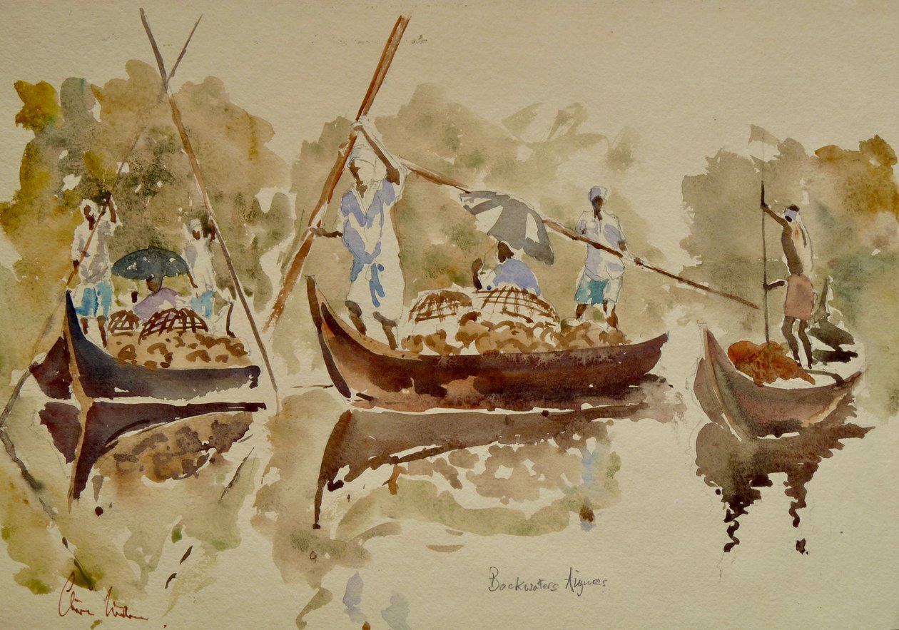 Backwater figures by Wilson Clive